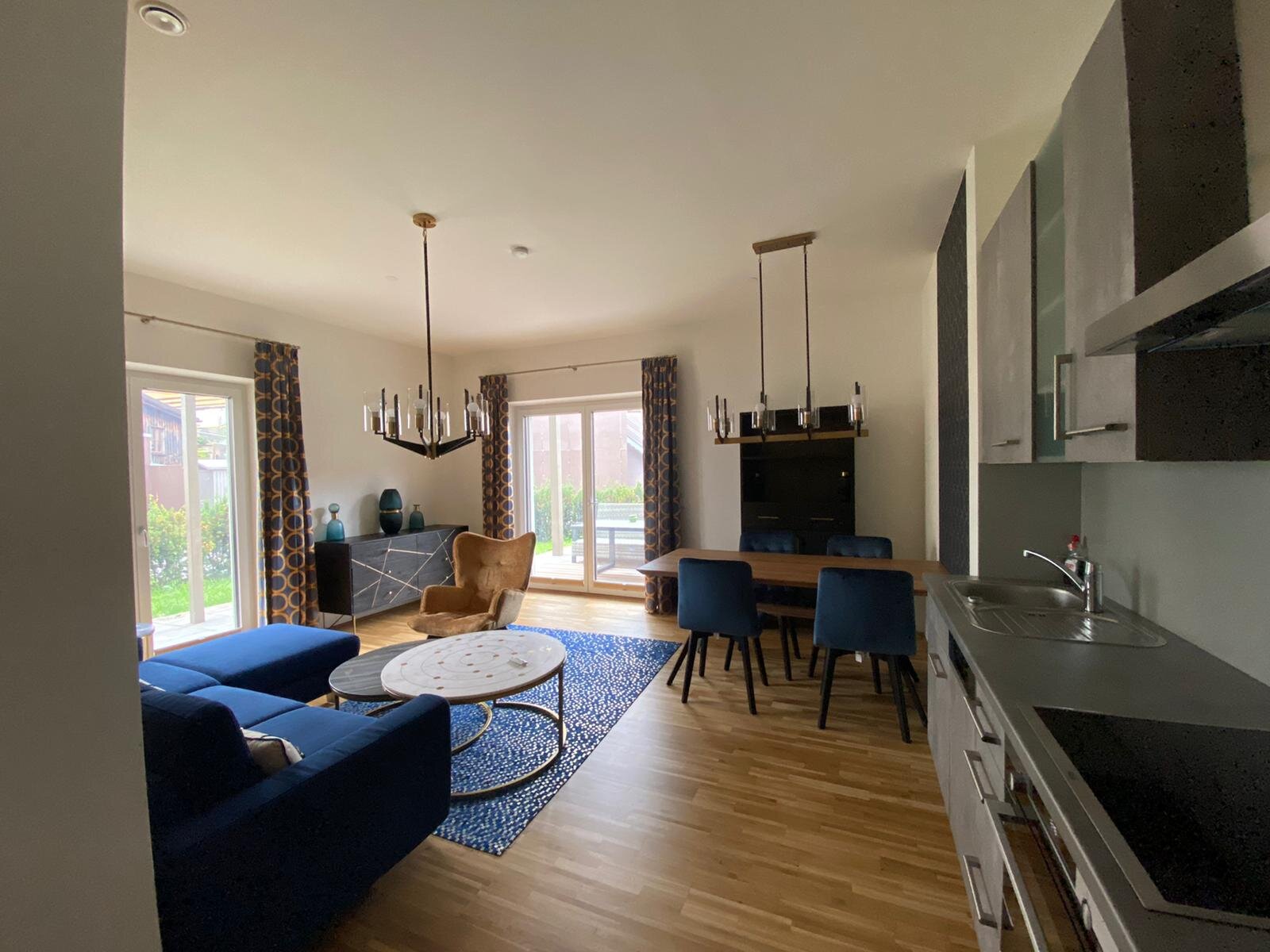 Living room + kitchen