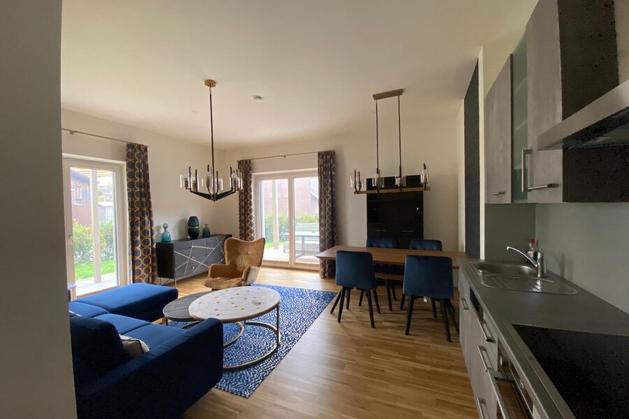 Living room + kitchen