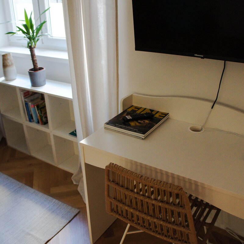 Arbeitsplatz in Wohnküche