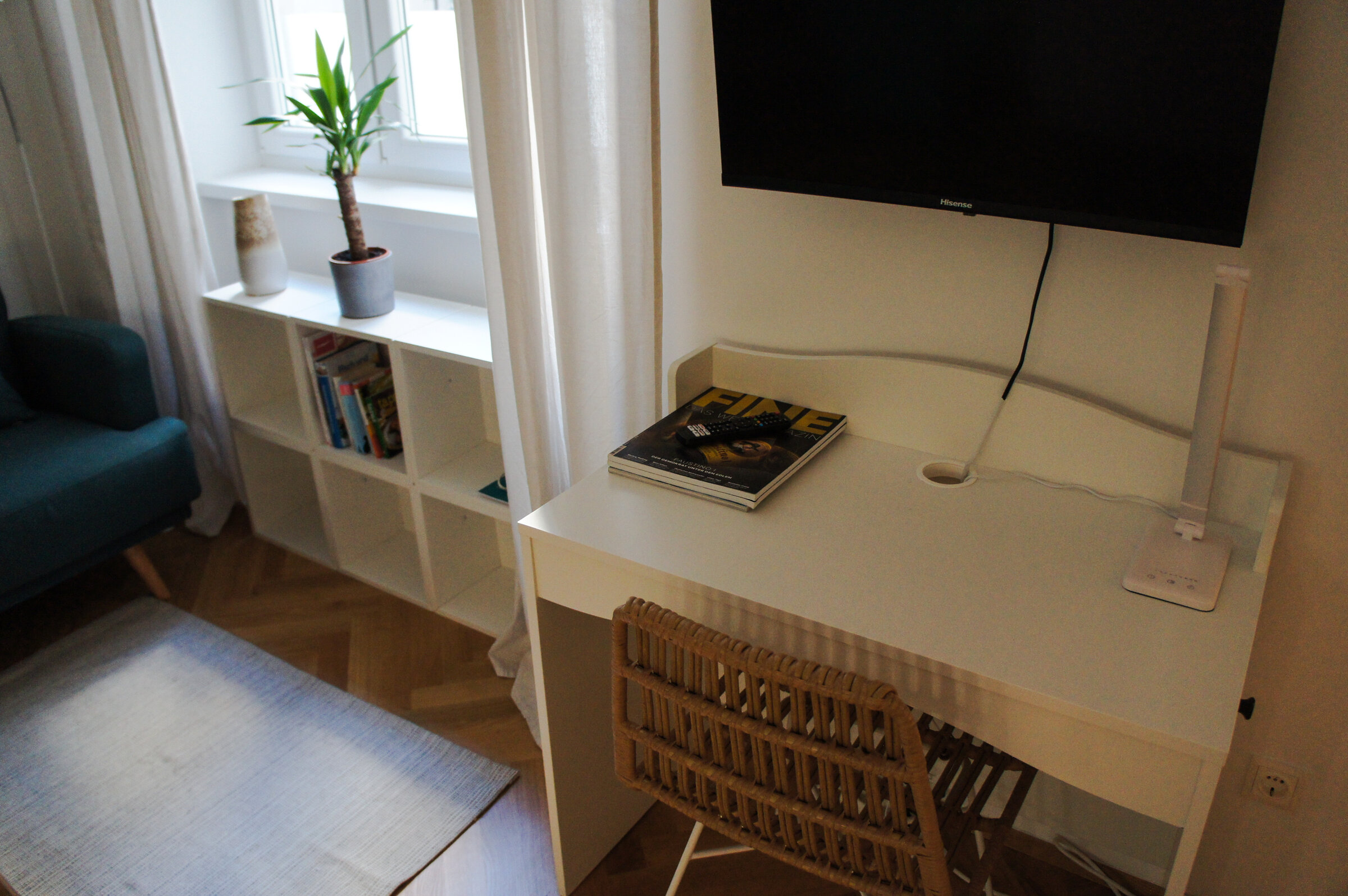 Arbeitsplatz in Wohnküche