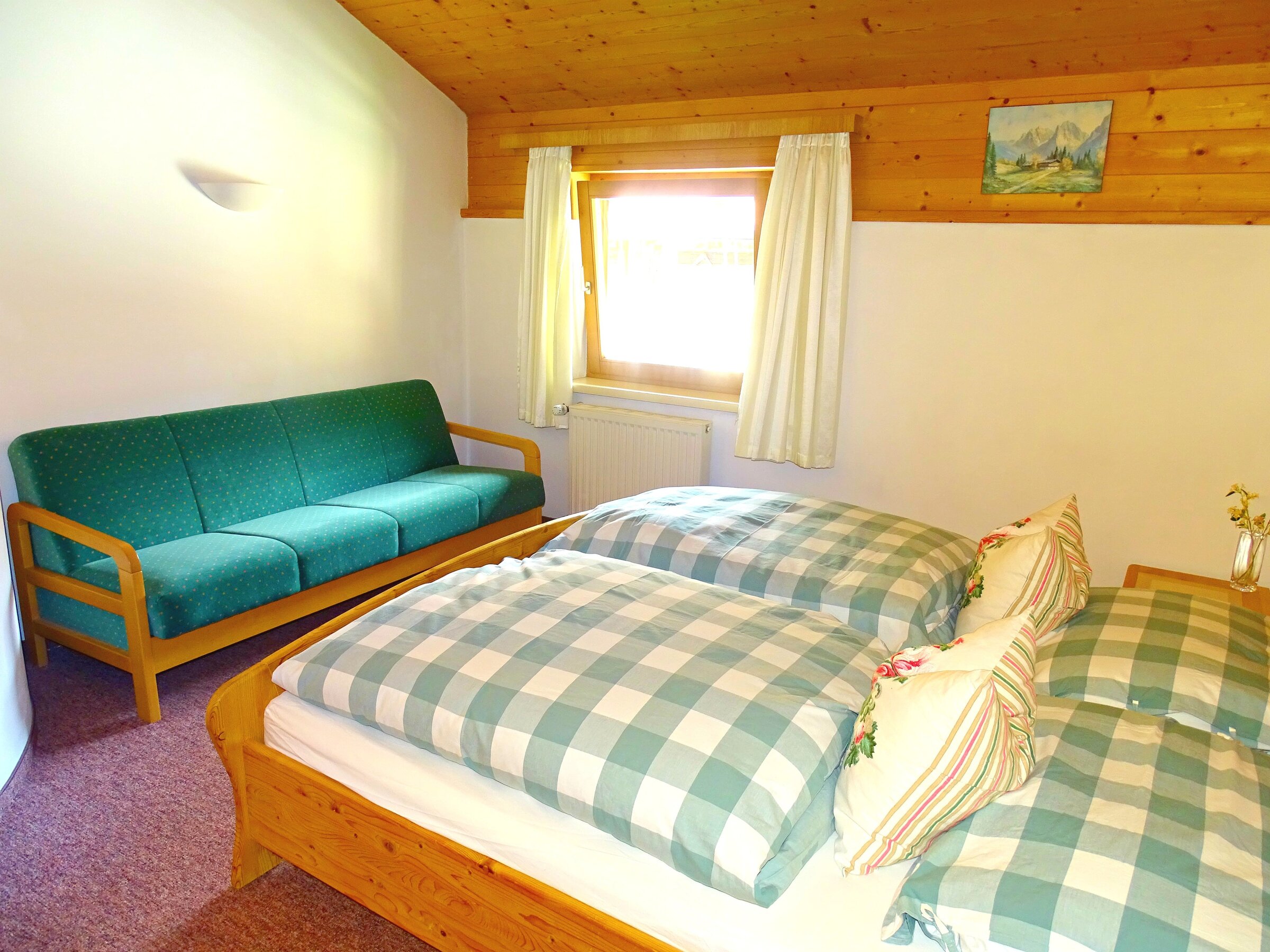 Bedroom and single sofa bed