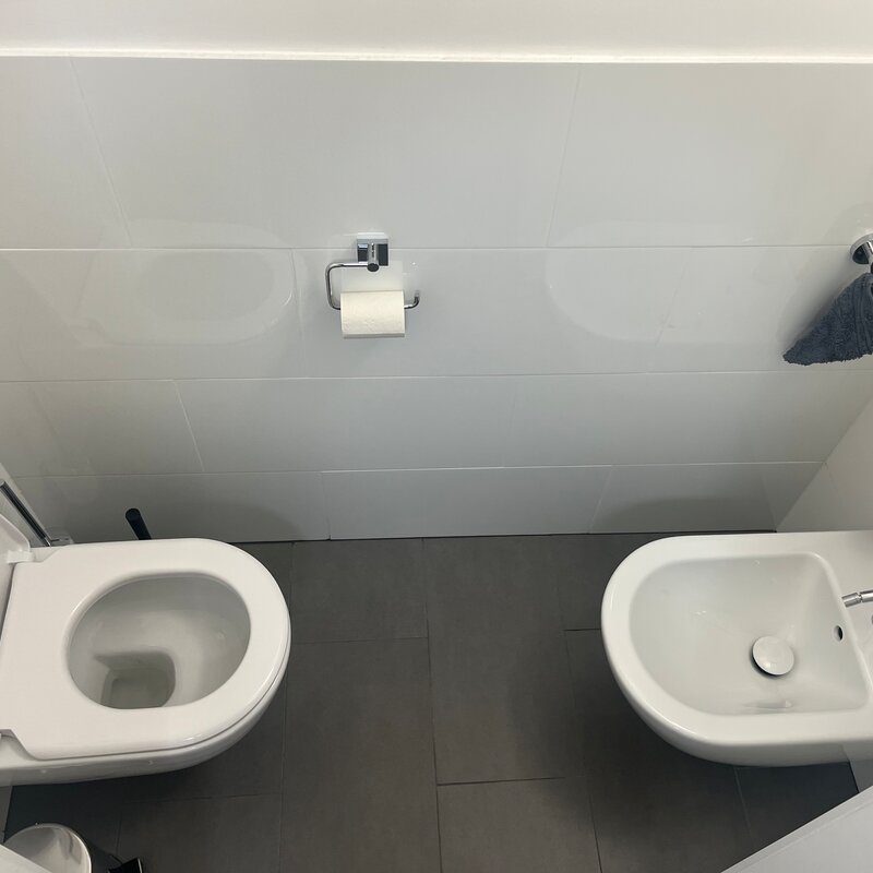WC und Bidet