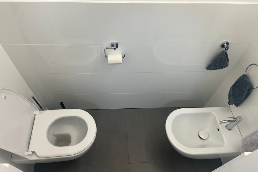WC und Bidet