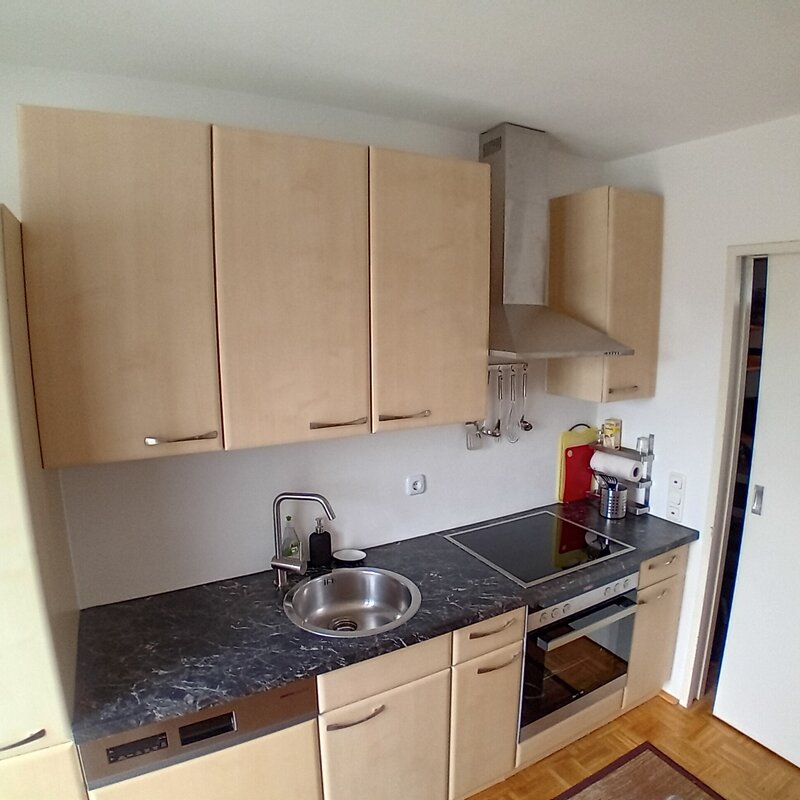 Küche mit Abstellraum/WC