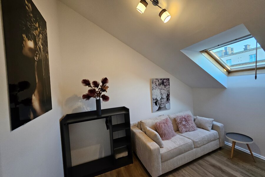 Additional room with pull-out sofa bed