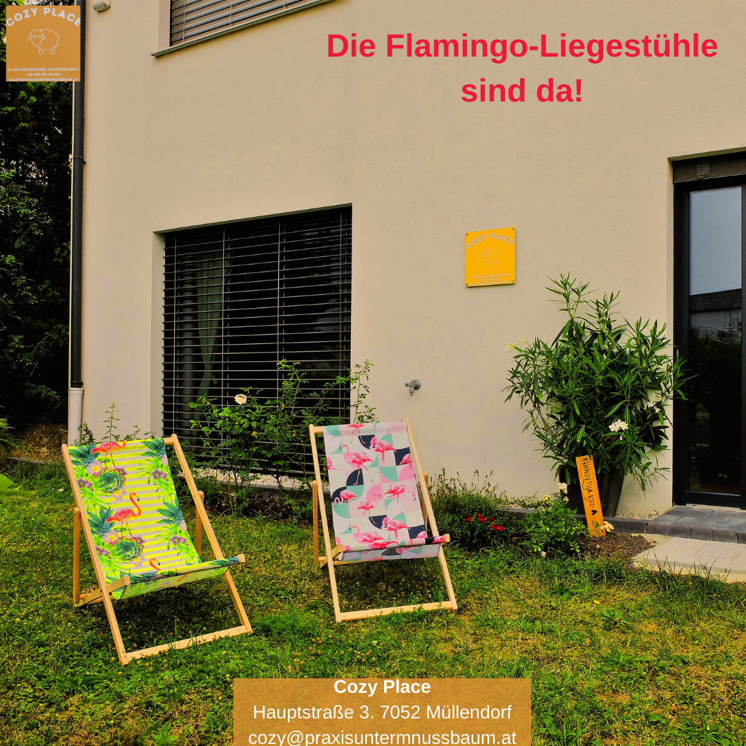 Garten - Flamingo-Liegestühle