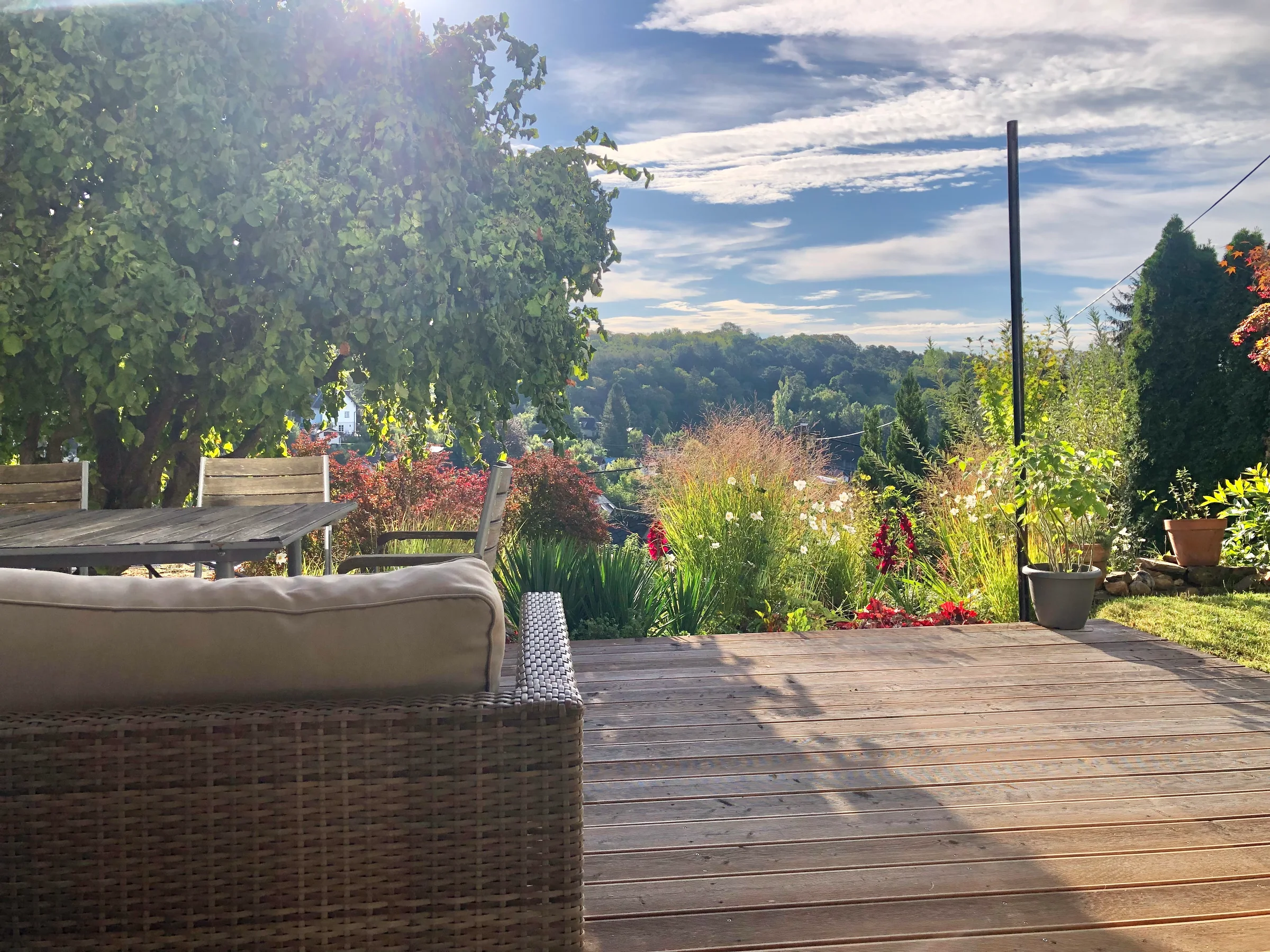 Entspannung auf der Terrasse