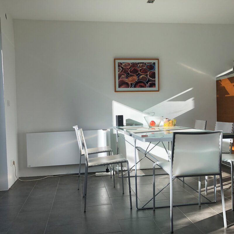 Küche mit Morgensonne