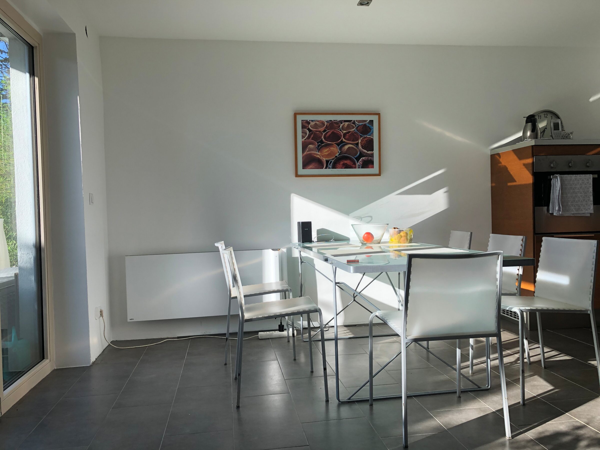 Küche mit Morgensonne