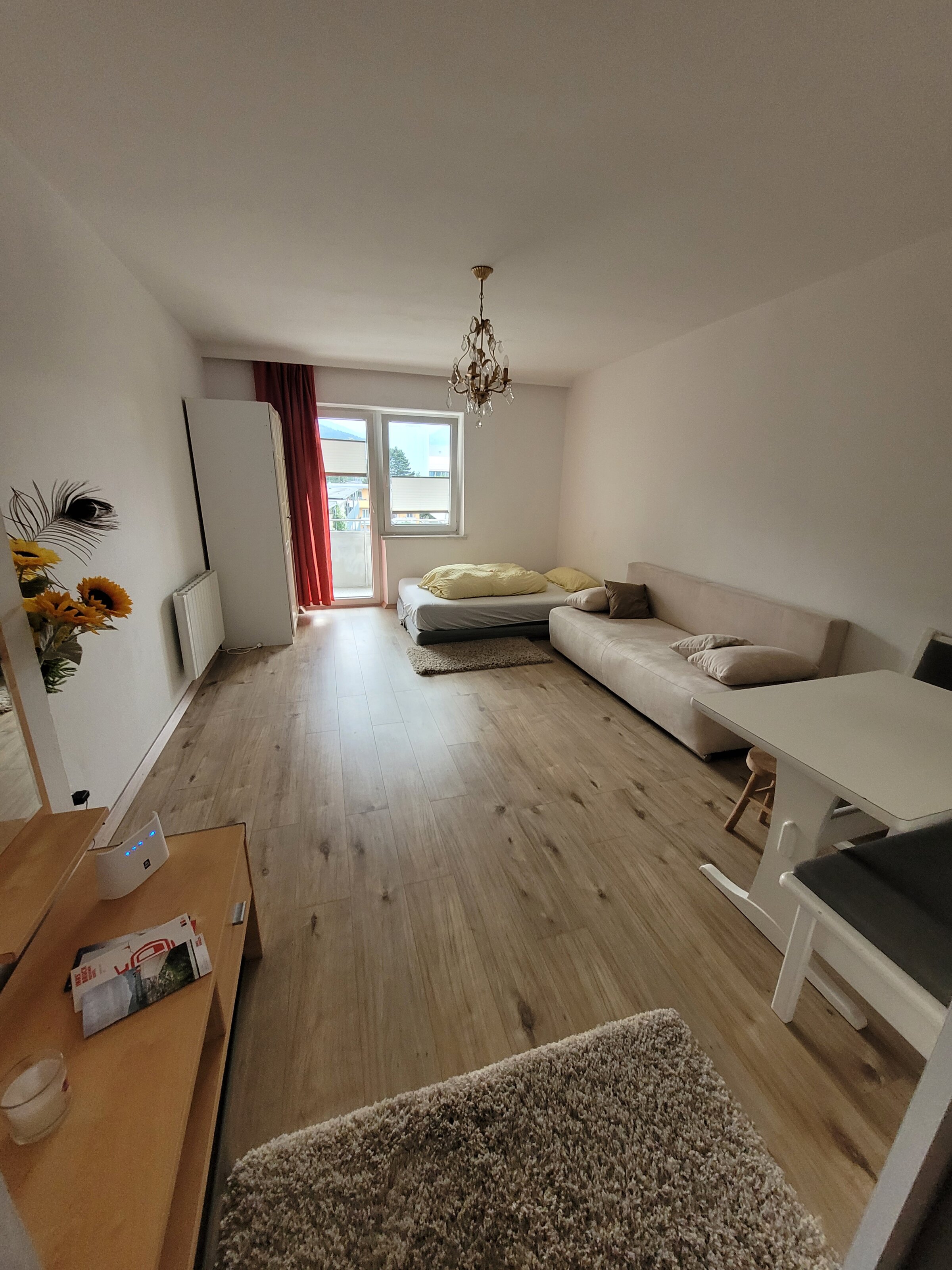 Wohnzimmer - optional nur 1 Bett :) 