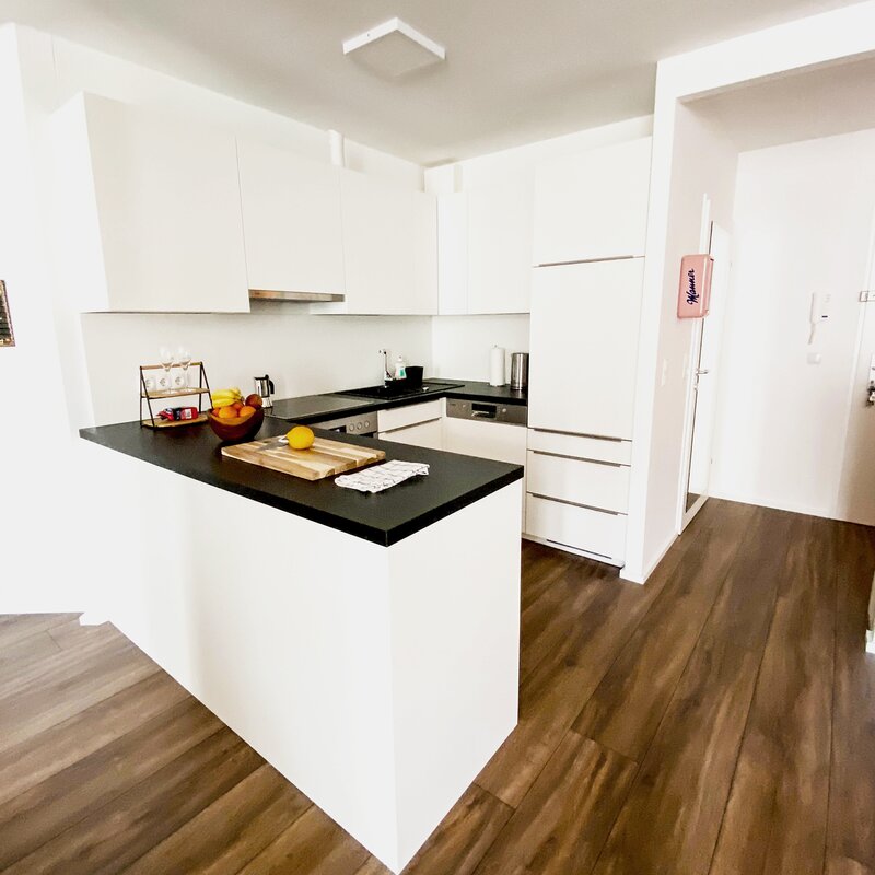 Komplett ausgestattete Küche