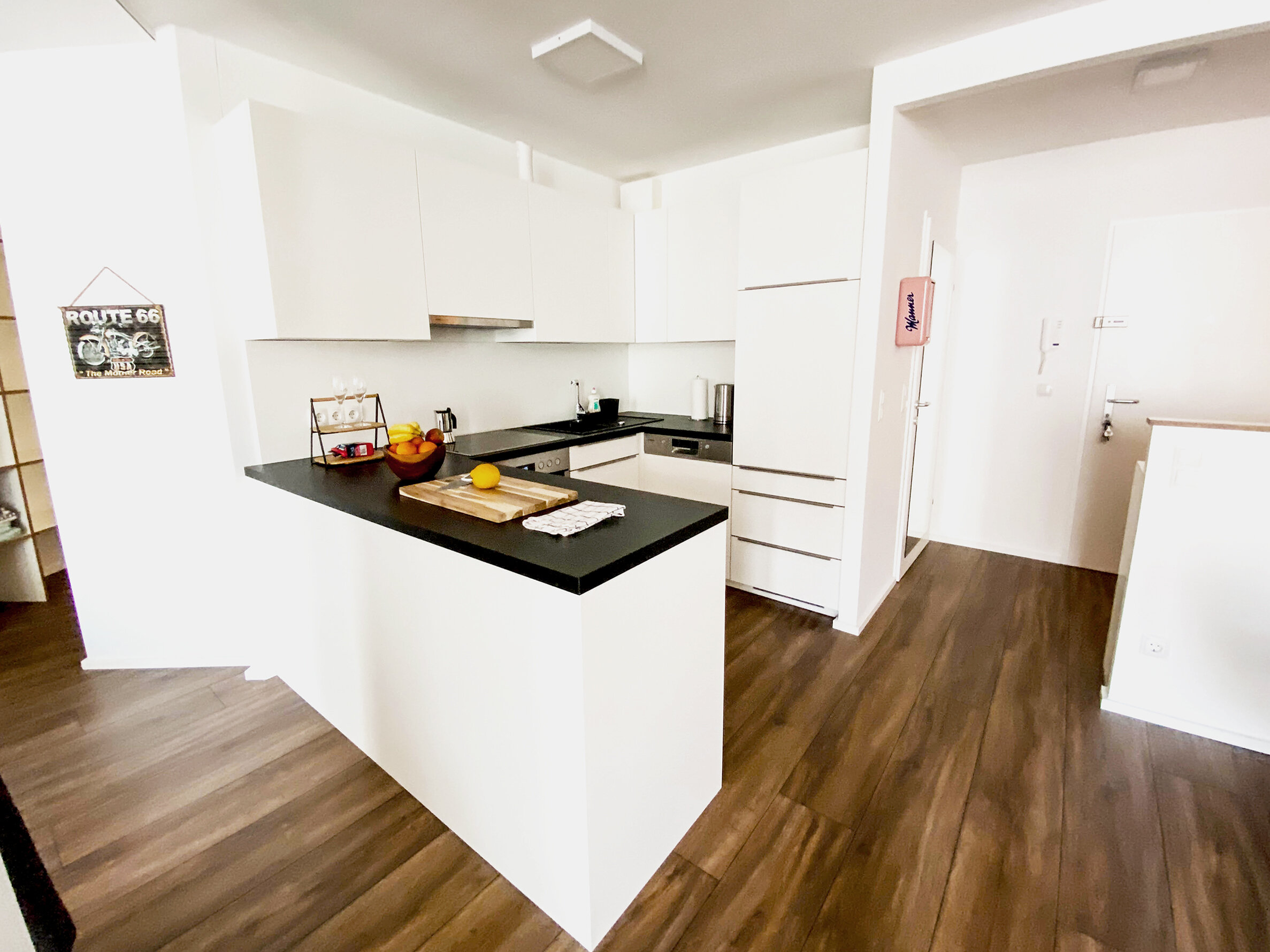 Komplett ausgestattete Küche