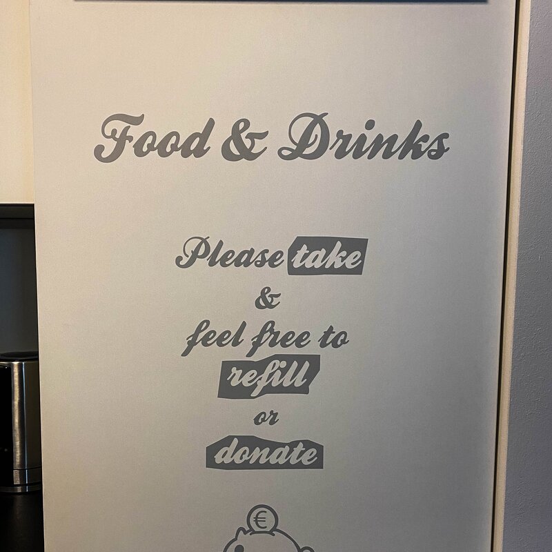 Kühlschrankpolitik - take & refill ;-D