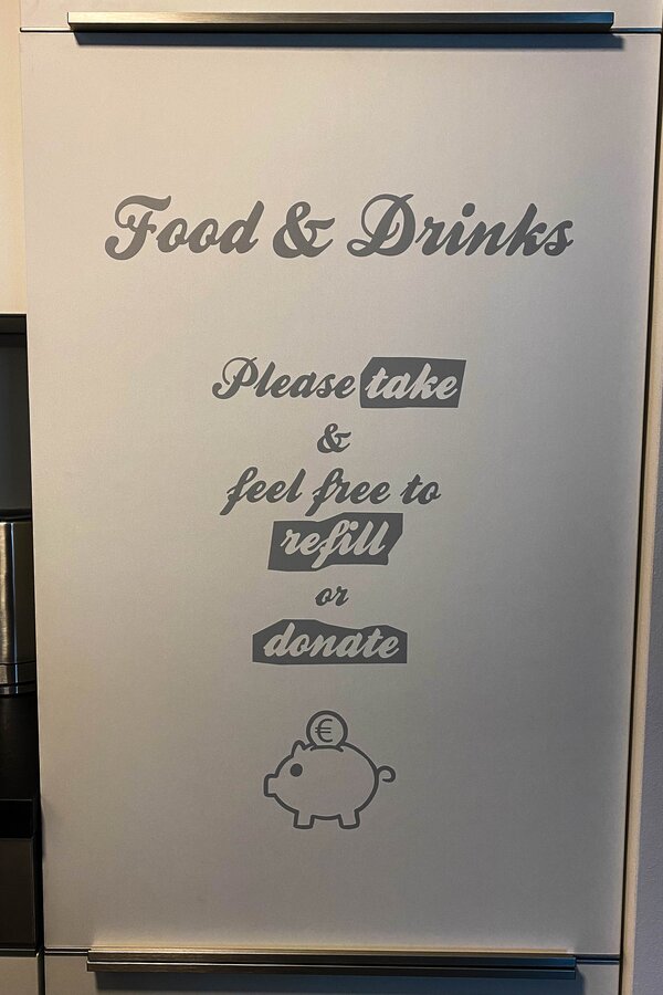 Kühlschrankpolitik - take & refill ;-D