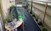 Gartenseitig