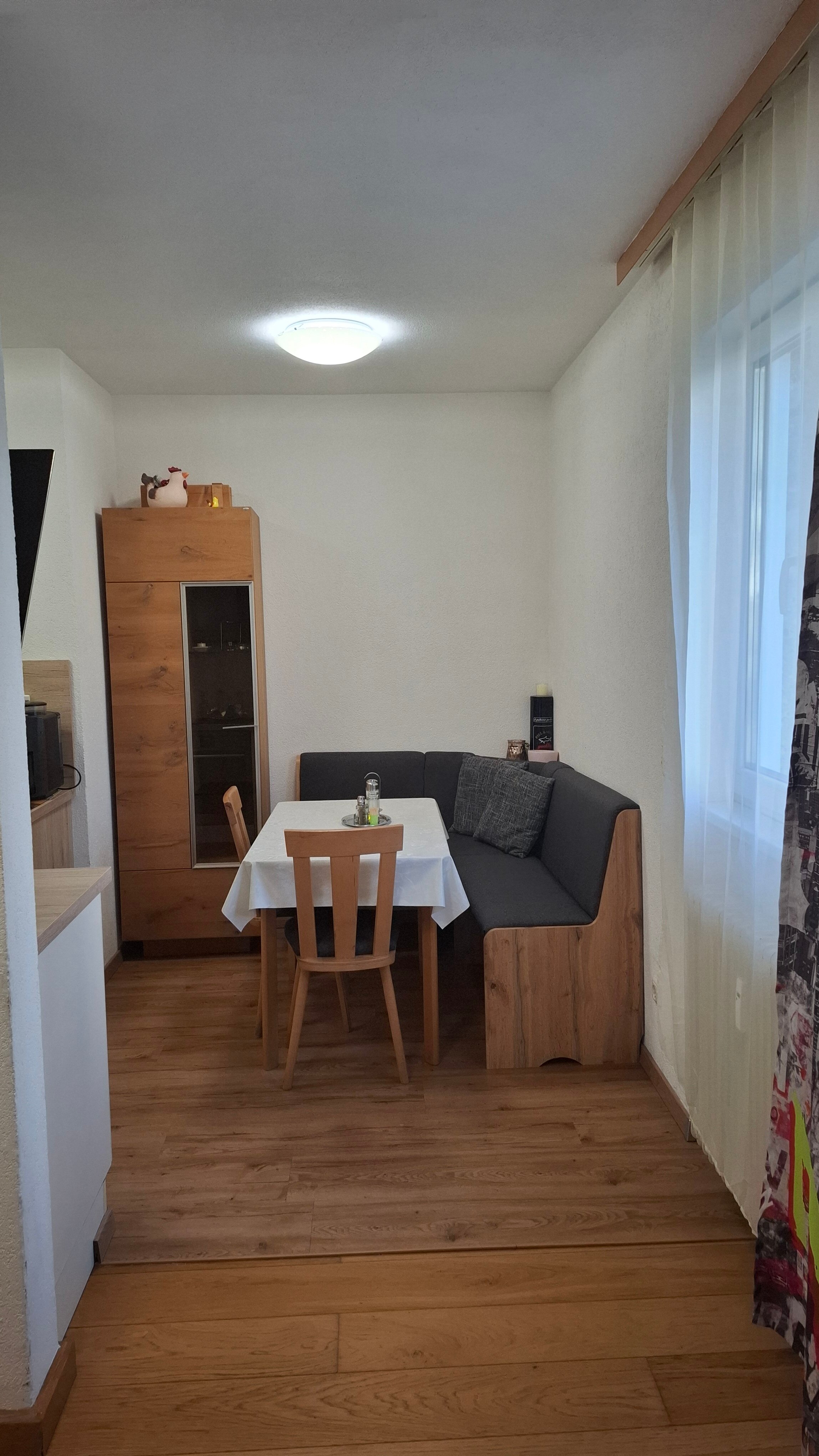Dining and living area