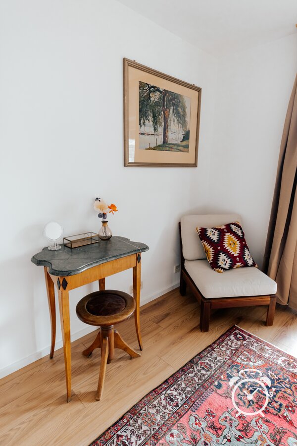 Corner for chill out and cute dressing table