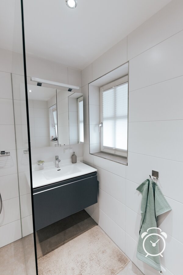 big sink and bathroom cabinet