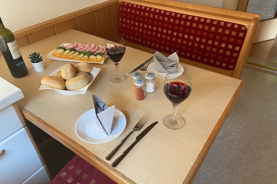 Essbereich in der Küche 