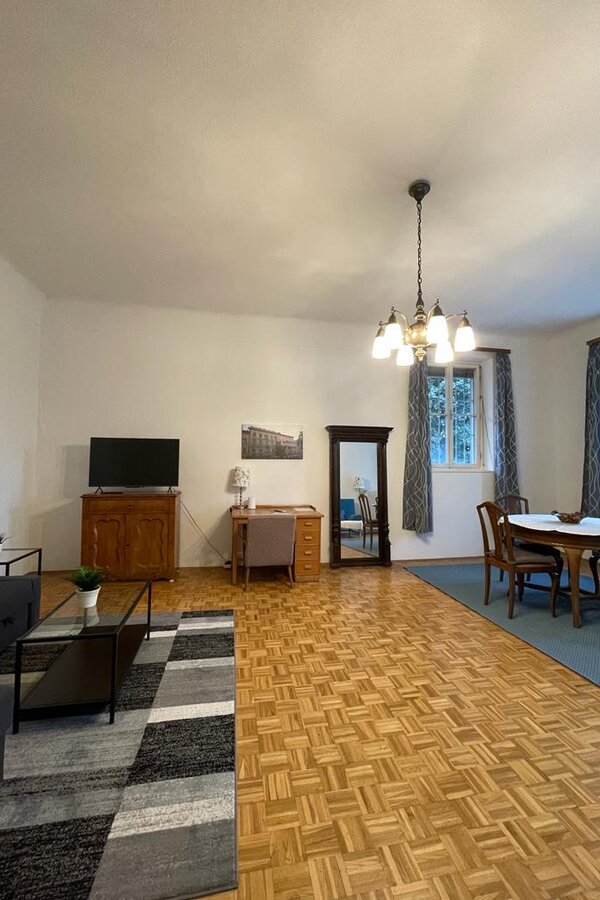 Wohnzimmer mit 2 Schlafsofas | © Georg Franz