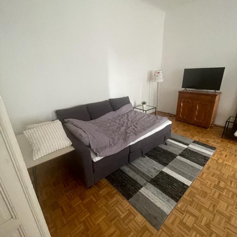 Schlafsofa aufgebettet | © Georg Franz