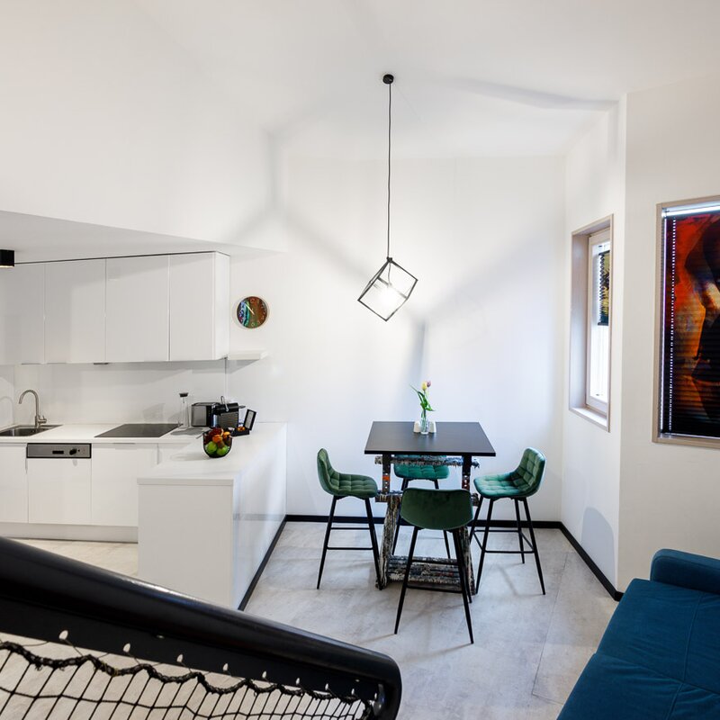 Wohnzimmer und Küche