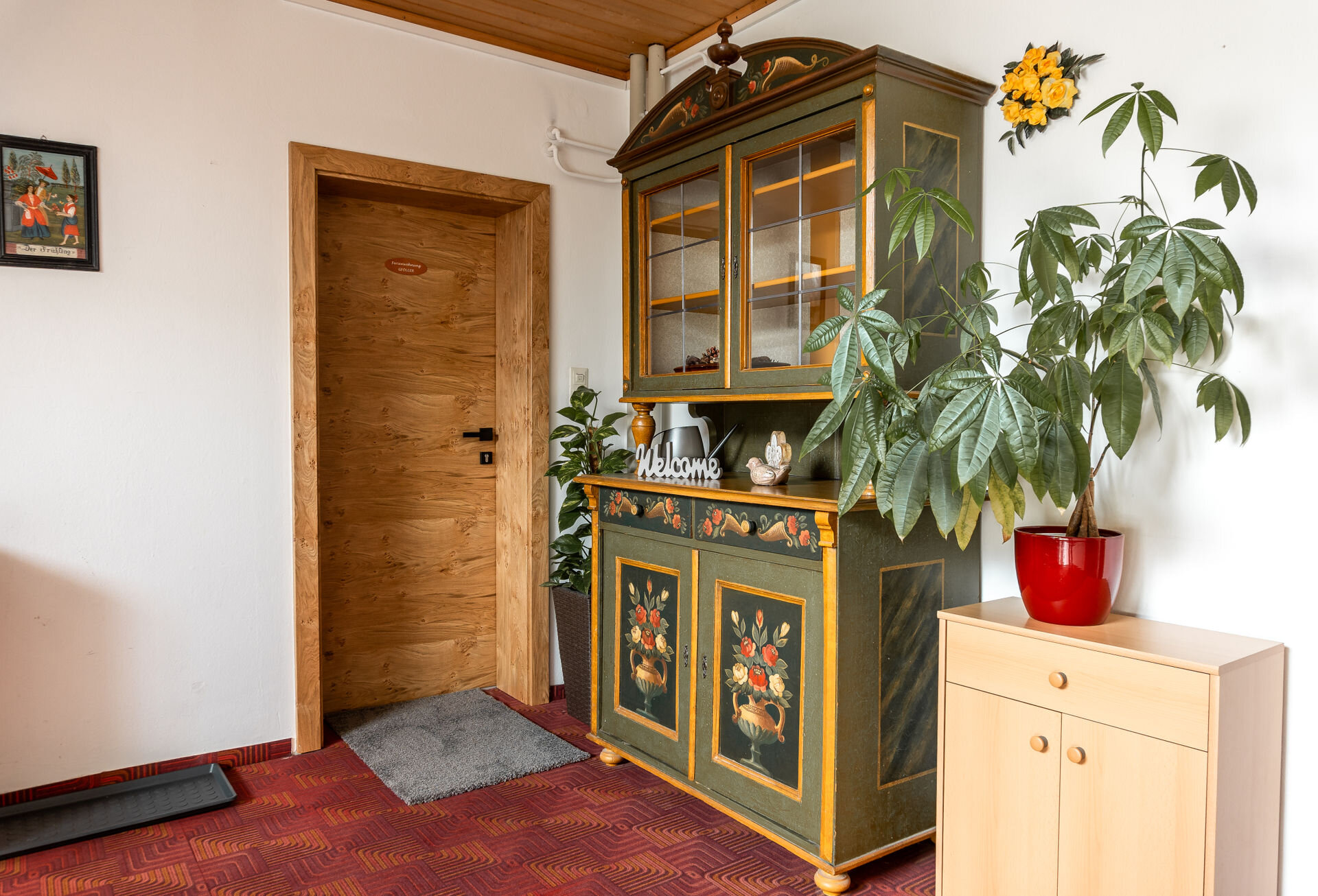 Flat entrance door