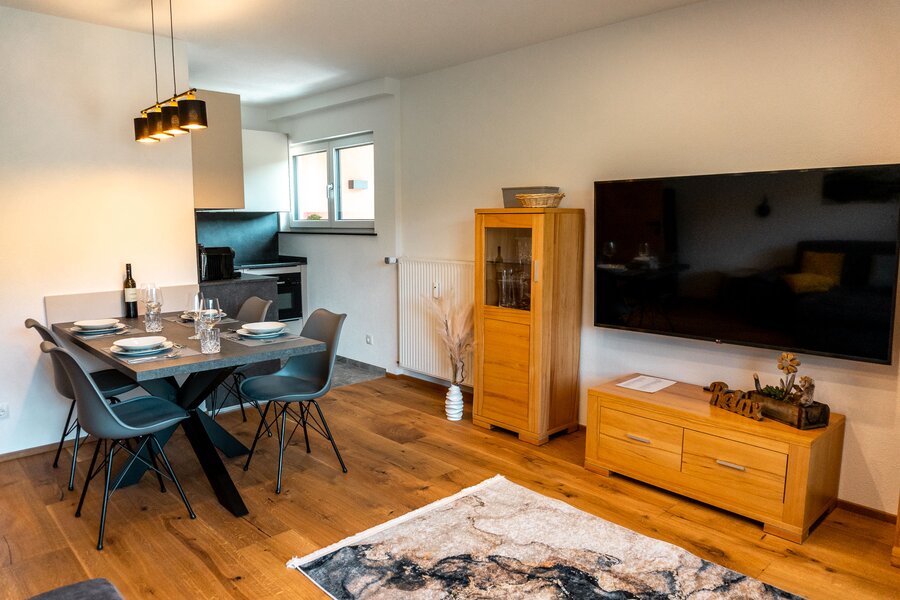 view to kitchen