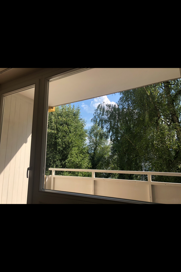 Blick vom Balkon