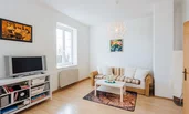 Living room with pull-out couch for 2 people | © Ebner - Wenger