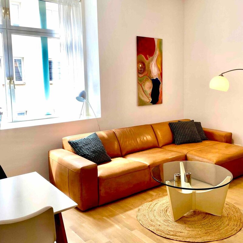 Couch at the living room 