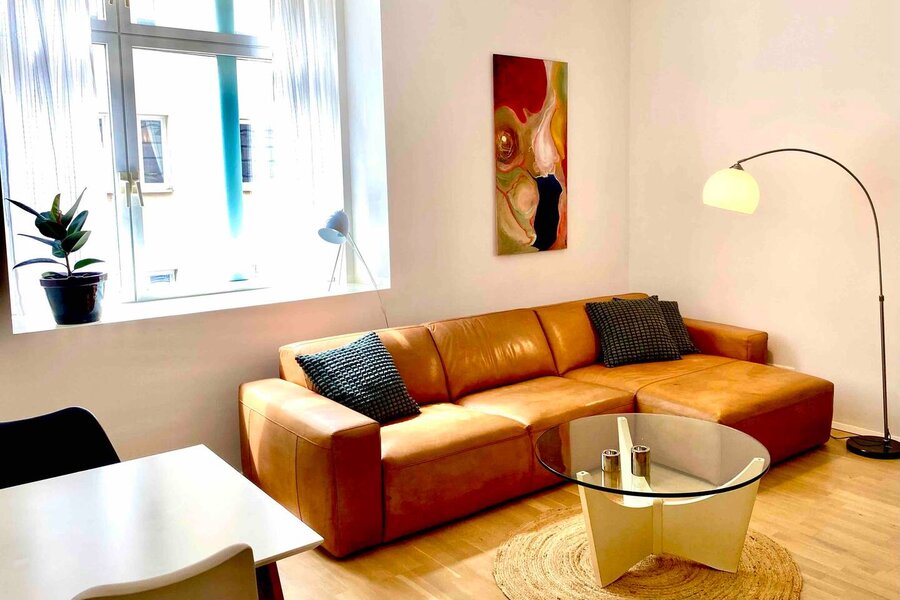 Couch at the living room 