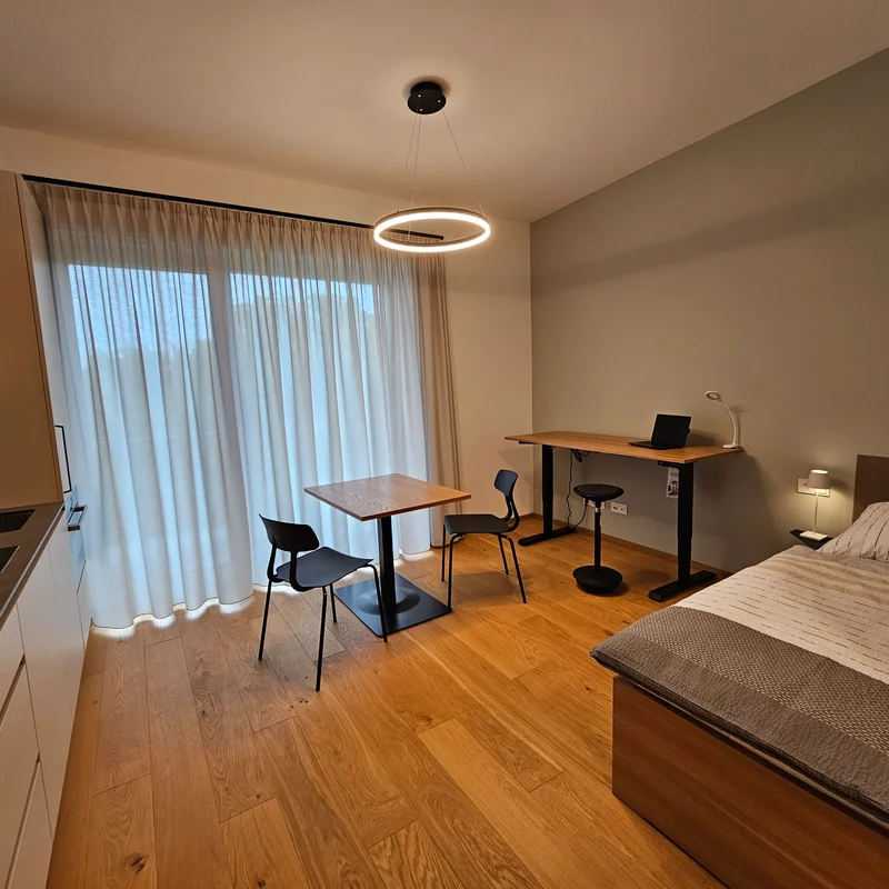 Exklusive Business Wohnung (klein aber fein, genau unter Sachbezugsgrenze 25m²)