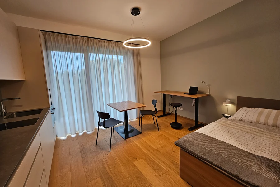 Exklusive Business Wohnung (klein aber fein, genau unter Sachbezugsgrenze 25m²)