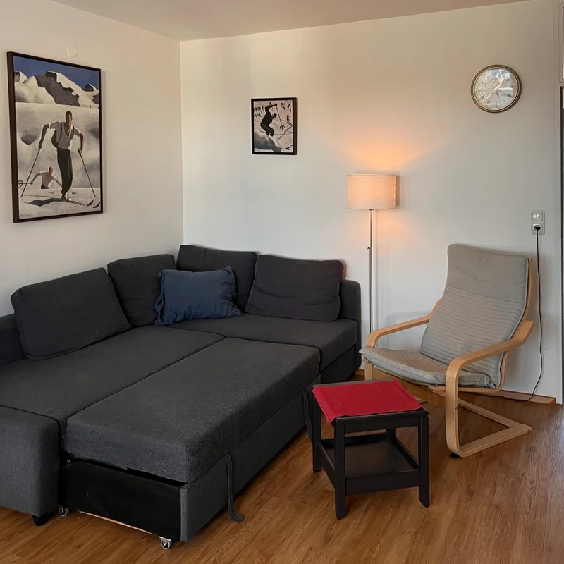 Wohnzimmer mit Kochnische | © Martin Katzlberger