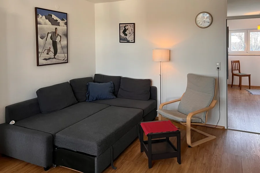 Wohnzimmer mit Kochnische | © Martin Katzlberger