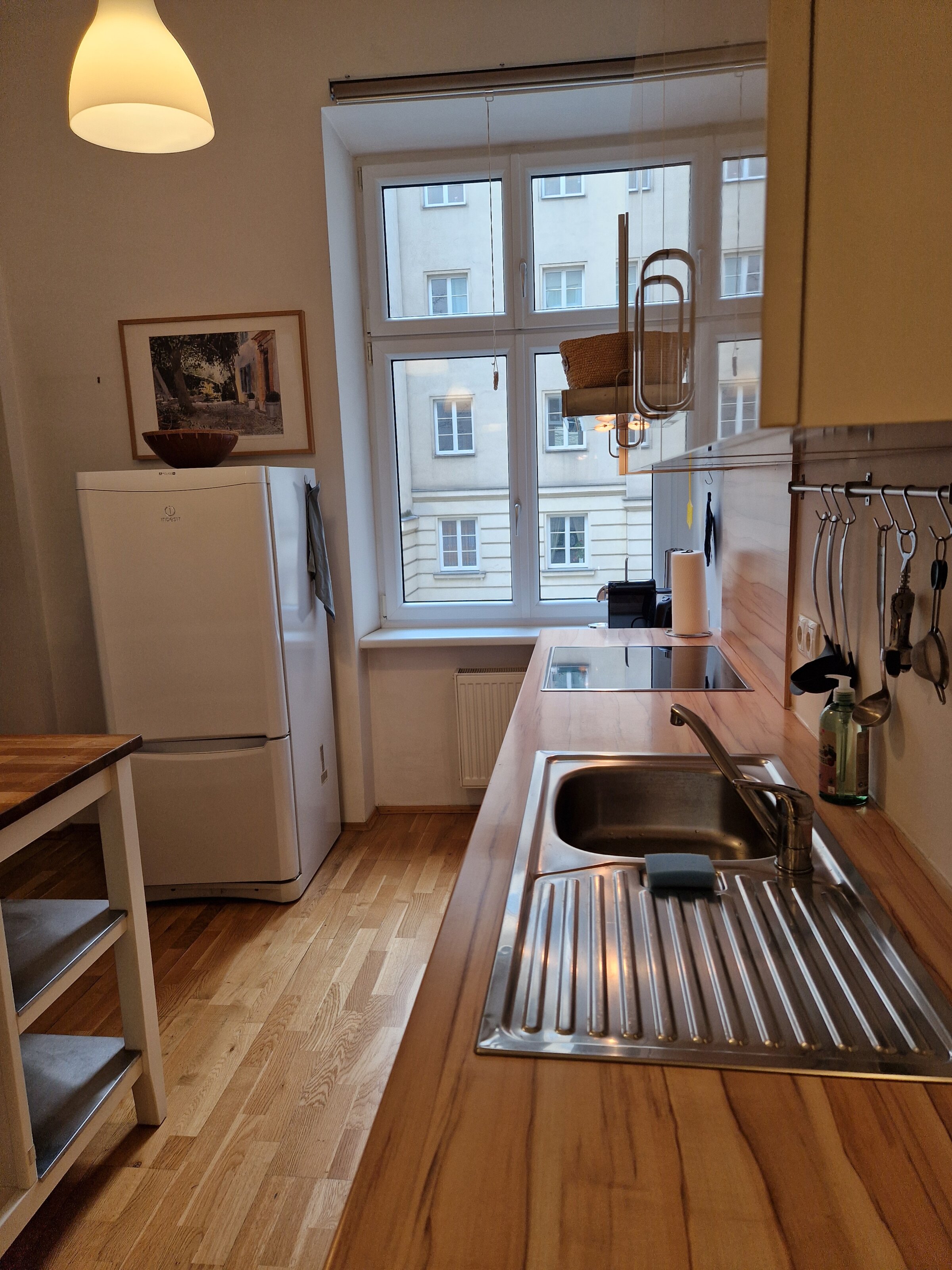kitchen with view