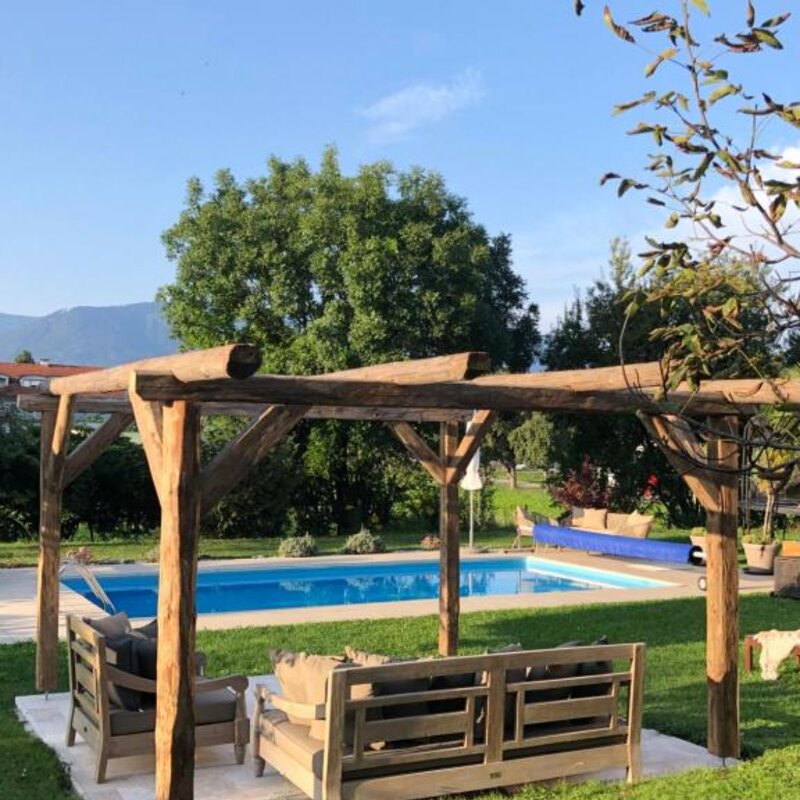 The huge garden invites you to relax and breath!