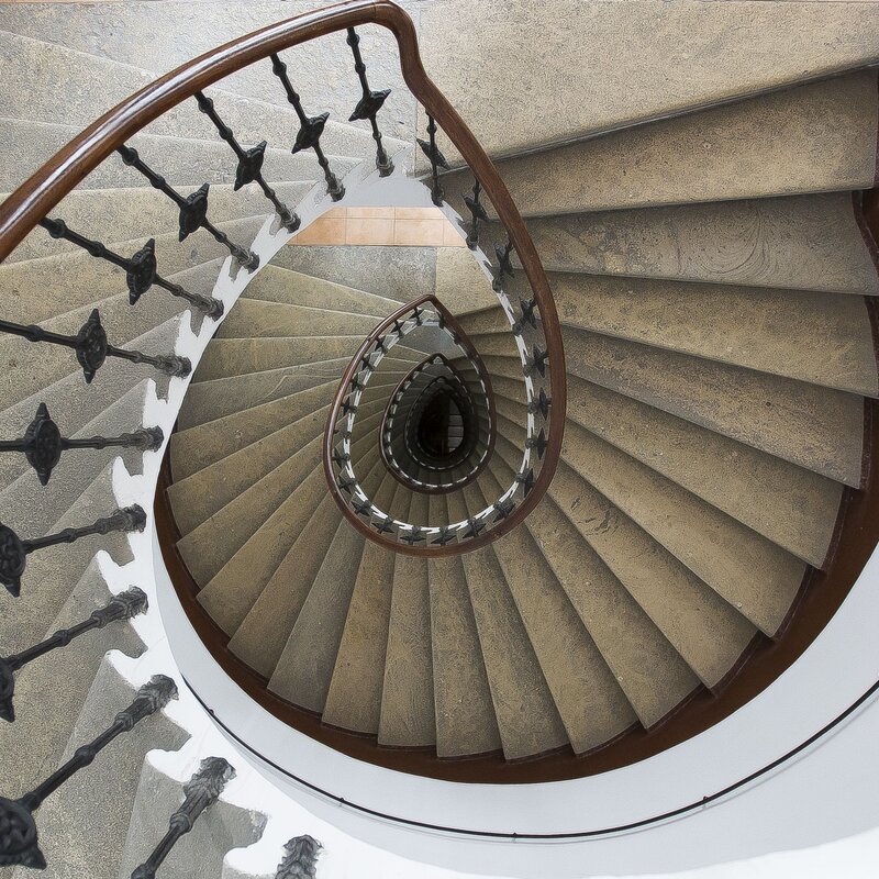 Stiegenhaus, die Treppe