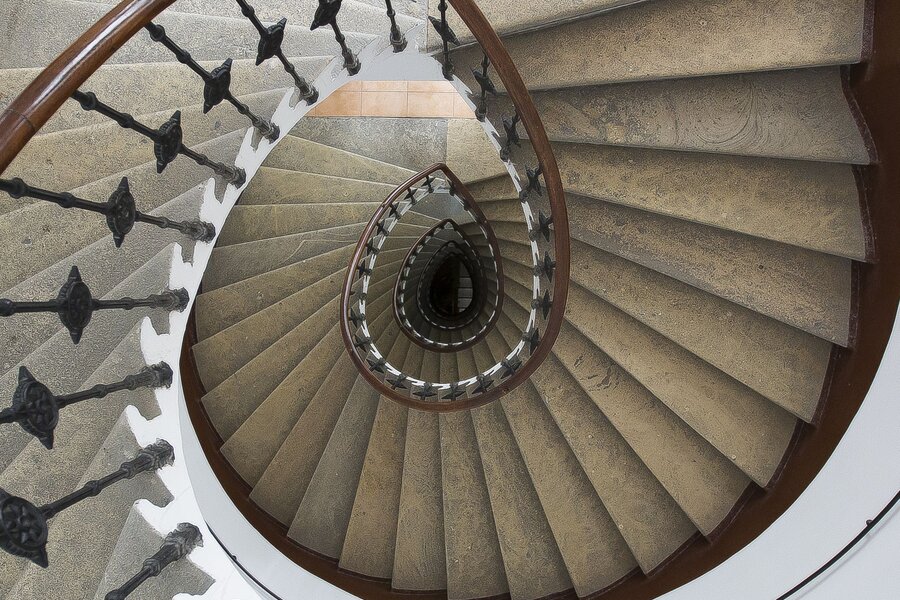 Stiegenhaus, die Treppe