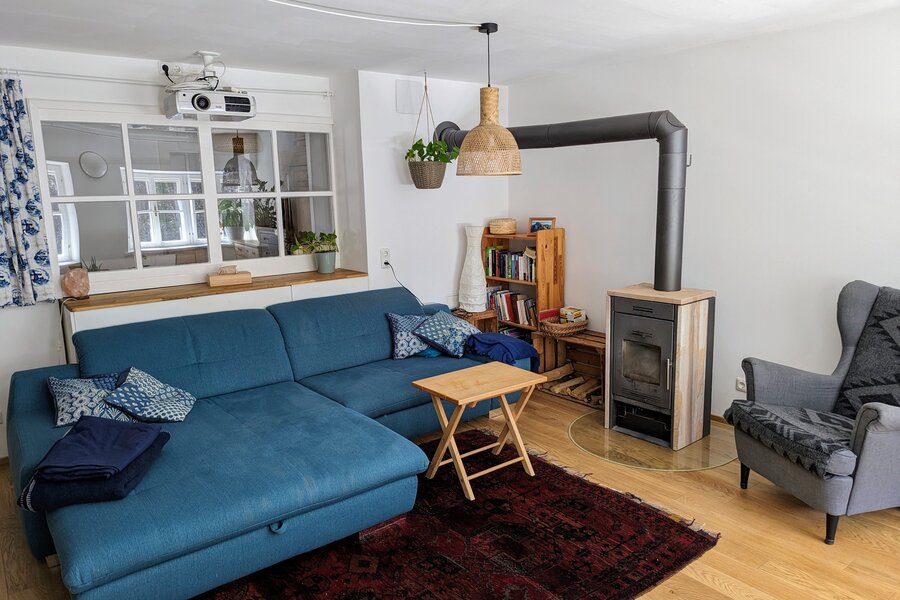 The cosy big sofa