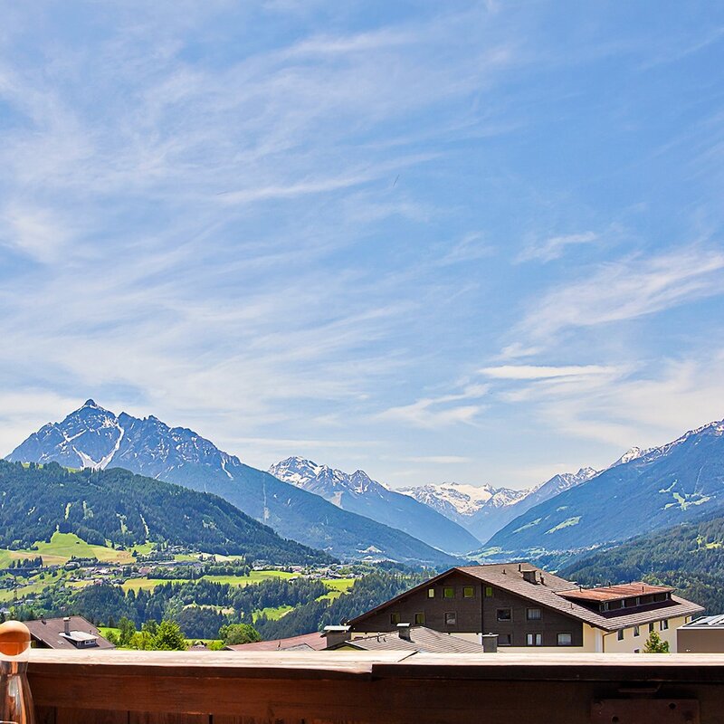Balcony with panoramic view