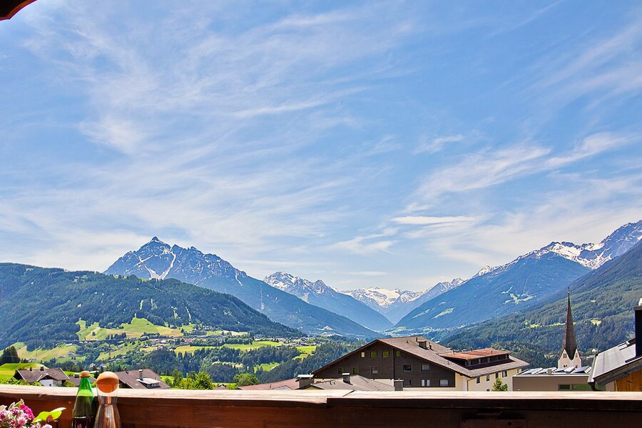 Balcony with panoramic view