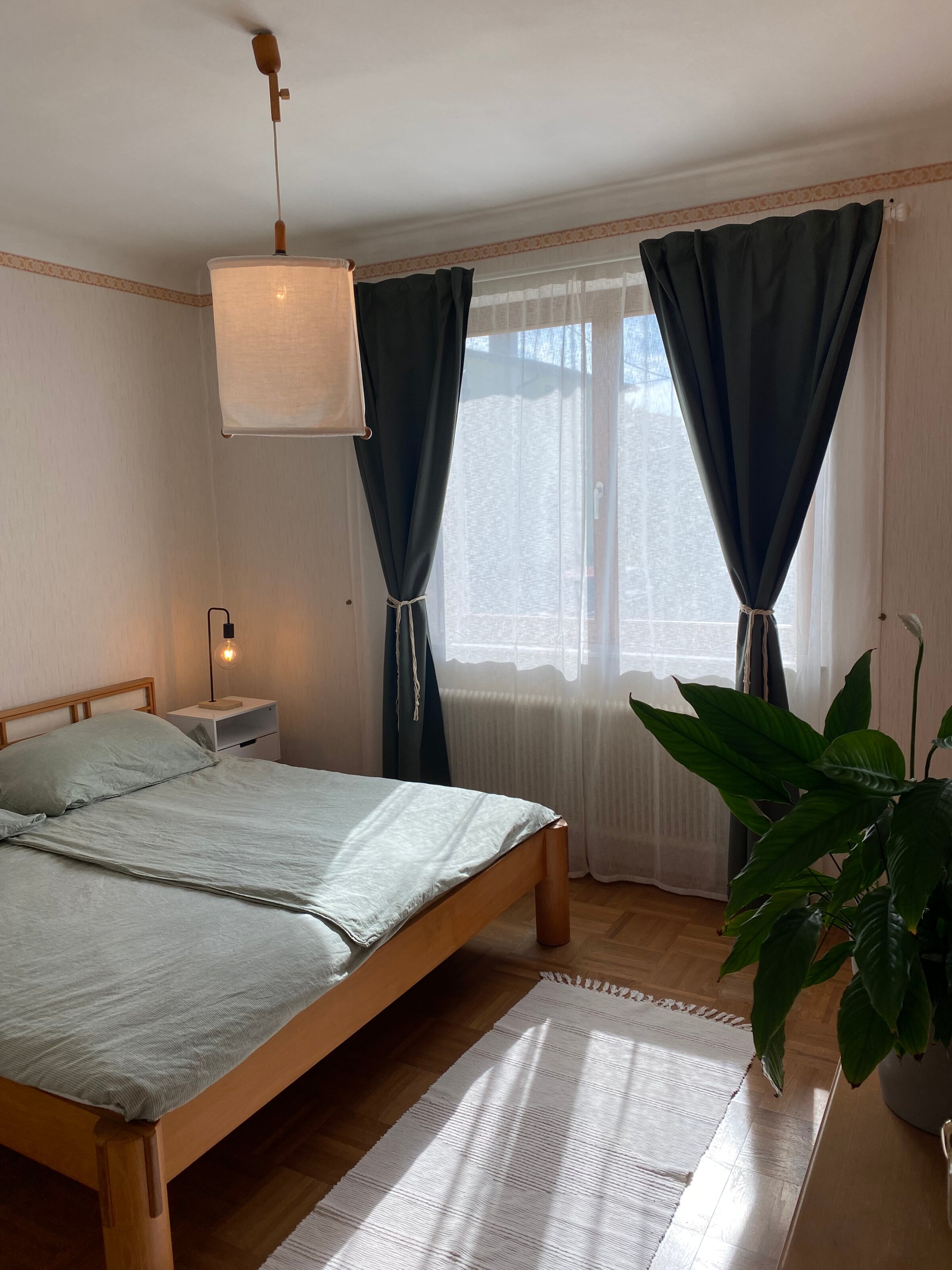 Grüne Erde Bett, sehr ruhig