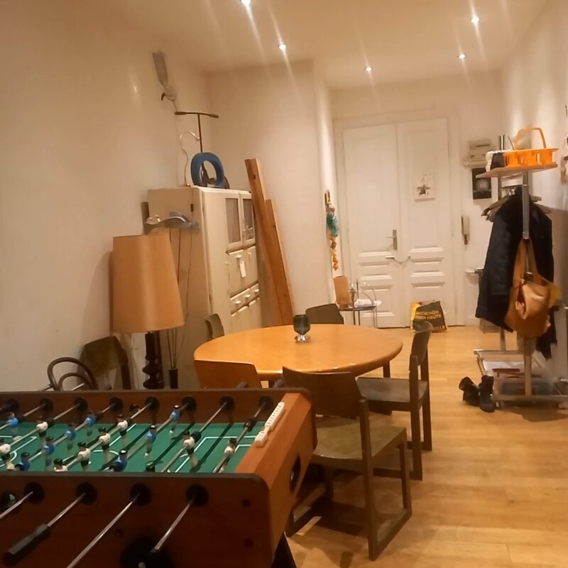 Esstisch fussballtisch