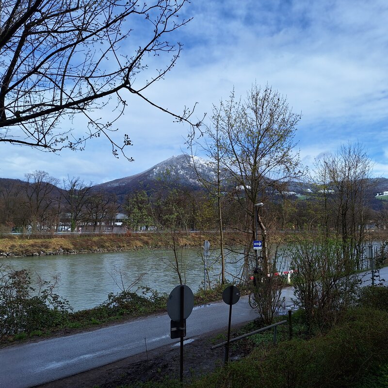 Blick auf Gaisberg von Küchenbalkon