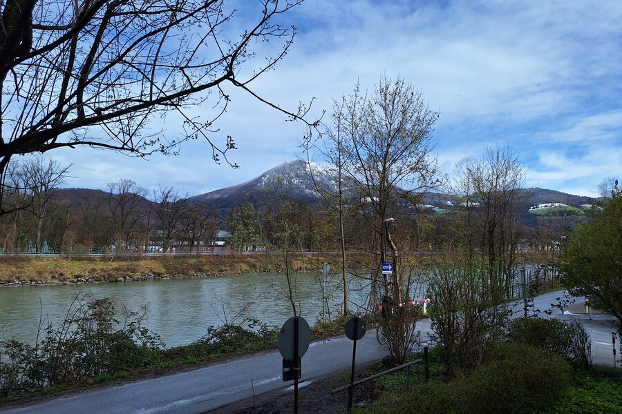 Blick auf Gaisberg von Küchenbalkon