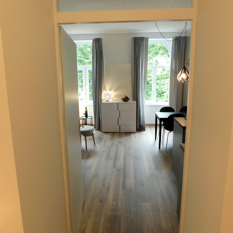 Eingang vom Vorraum in den Wohnbereich