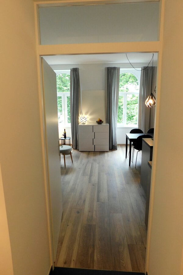  Entrance from the anteroom into the living area