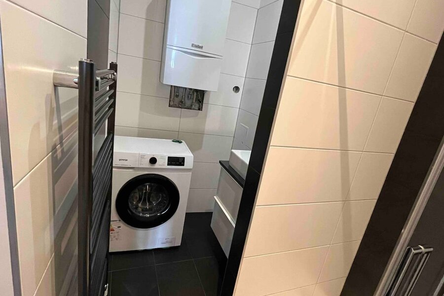 bathroom washing machine